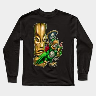 Party Pirate Parrot Long Sleeve T-Shirt